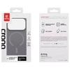 Dėklas iPhone 18 Pro Max / 17 Pro Max Crong Hybrid Matte Magnetic, pilkas