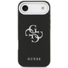 Dėklas iPhone Air Guess Grained Big 4G Classic Logo, juodas