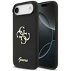 „Guess“ silikoninis „Big 4G Script“ dėklas, skirtas „iPhone Air“ - juodas