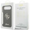 „Guess“ silikoninis „Big 4G Script“ dėklas, skirtas „iPhone Air“ - juodas