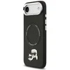 Karl Lagerfeld Karl & Choupette Pins MagSafe dėklas skirtas Apple iPhone Air Juodas
