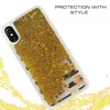 Zizo Liquid Glitter Star dėklas skirtas Apple iPhone X Rožinė Flowers