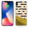 Zizo Liquid Glitter Star dėklas skirtas Apple iPhone X Rožinė Flowers