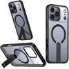 Hurtel Hybrid Armor X dėklas skirtas Apple iPhone 17 Pro Max su stoveliu, suderinamas su MagSafe – juodos spalvos