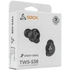 Dėklas Juodos belaidės į ausį įdedamos ausinės Sbox EB-TWS538