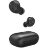 Dėklas Juodos belaidės „True Wireless“ ausinės su „Bluetooth 5.0“
