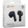 Dėklas Juodos Bluetooth į ausis įdedamos ausinės Sbox EB-TWS12