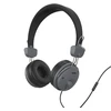Dėklas Juodos on-ear ausinės su 3,5 mm jungtimi