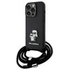 Dėklas Karl Lagerfeld Crossbody Saffiano Metal Pin Karl&Choupette na iPhone 15 Pro - nuotraukos
