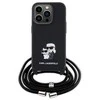 Dėklas Karl Lagerfeld Crossbody Saffiano Metal Pin Karl&Choupette na iPhone 15 Pro - nuotraukos