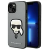 Dėklas Karl Lagerfeld iPhone 14 Plus, sidabro spalvos