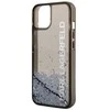 Dėklas Karl Lagerfeld Liquid Glitter Elong na iPhone 14 Plus - juodos spalvos