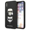 Karl Lagerfeld telefono dėklas iPhone X/XS, juodas