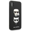 Karl Lagerfeld telefono dėklas iPhone X/XS, juodas