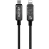 WEKOME WDC-181 Vanguard Series - USB-C to Lightning Super Fast Charging PD 20W connection cable 1 m juodos spalvos