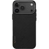 Dėklas UNIQ Keva EDGE Apple iPhone 17 Pro Max Magclick Charging juodos spalvos