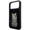 „Nimmy Lucky Fashion Cat“ „MagSafe“ dėklas, skirtas „iPhone 17 Pro“ - juodas