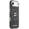 Karl Lagerfeld IML Choupette Head Logo MagSafe dėklas Apple iPhone Air juodos spalvos