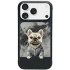 „Nimmy Gentle Pets“ serijos šunims skirtas „MagSafe“ dėklas, skirtas „iPhone 17 Pro Max“ - juodas
