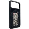 „Nimmy Lucky Fashion Cat“ „MagSafe“ dėklas, skirtas „iPhone 17 Pro Max“ - juodas