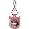 Dėklas locatorr Nimmy Glasses Cool and Cute Cat rožinės spalvos