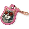 Dėklas locatorr Nimmy Glasses Cool and Cute Cat rožinės spalvos