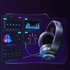 QCY V200 Pro laidinės žaidimų ausinės su 7.1 garsu ir nuimamu mikrofonu, juodos