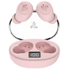 Dėklas Rožinės Bluetooth į ausį įdedamos ausinės