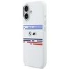 BMW M Silicon Horizontal Line MagSafe dėklas Apple iPhone 17 baltos spalvos