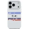BMW M Silicon Horizontal Line MagSafe dėklas Apple iPhone 17 Pro baltos spalvos