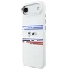 BMW M Silicon Horizontal Line MagSafe dėklas Apple iPhone Air baltos spalvos
