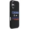 BMW M Silicon Horizontal Line MagSafe dėklas Apple iPhone 17 juodos spalvos