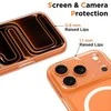 „Tech-Protect Magpeak Magsafe CC“ dėklas, skirtas „iPhone 17 Pro Max“ – skaidrus