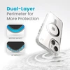 Dėklas Speck Presidio Perfect-Clear ClickLock & Magsafe do iPhone 15 / iPhone 14 / iPhone 13 (Clear / Chrome Finish / Serene Sidabrinis)