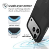 Speck Presidio2 Grip ClickLock & MagSafe - dėklas Apple iPhone 17 Pro Max Juodas / Slate Pilkas / Baltas