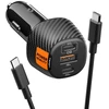 Dėklas Spigen Essential EV1133 automobilinis įkroviklis 113W juodas
