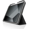 STM Dux Plus - Rugged dėklas skirtas iPad mini 7 (2024) / mini 6 (2021) MIL-STD-810G with Apple Pieštukas Holder (Juodas)