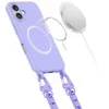 Tech-Protect MagNecklace MagSafe with Lanyard Apple iPhone 16 – dėklas telefonui violetinės spalvos
