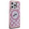 Dėklas Karl Lagerfeld KLHMP15XHMCKMHP Apple iPhone 15 Pro Max 6.7″ rožinės spalvos IML Monogram Karl&Choupette Head Ma