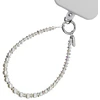 Dėklas Crong Phone Charm - virvelė telefonui Sidabrinis Beads