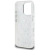 Dėklas Karl Lagerfeld IML Karl Script Pattern MagSafe Apple iPhone 16 Pro baltos spalvos