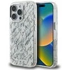 Dėklas Karl Lagerfeld IML Karl Script Pattern MagSafe Apple iPhone 16 Pro Max baltos spalvos