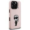 Dėklas Karl Lagerfeld Silicone Karl Sketch MagSafe Case for iPhone 16 Pro Max - Rožinė