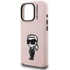 Dėklas Karl Lagerfeld Silicone Karl Sketch MagSafe Case for iPhone 16 Pro Max - Rožinė