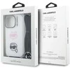 Karl Lagerfeld IML per petį nešiojamas Karl&amp;Choupette dėklas iPhone 16 Pro telefonui - Baltas