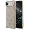 Guess PU Leather 4G Colored Ring MagSafe dėklas skirtas Apple iPhone Air Rožinė