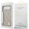 Guess PU Leather 4G Colored Ring MagSafe dėklas skirtas Apple iPhone Air Rožinė