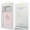 Dėklas GUESS case for IPHONE 17 Pro Max GUHCP17X5PS4RGGP (PU FW Resin Logo) pink