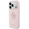 Dėklas GUESS case for IPHONE 17 Pro Max GUHCP17X5PS4RGGP (PU FW Resin Logo) pink