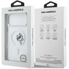 Karl Lagerfeld IML Choupette Peekaboo MagSafe dėklas skirtas Apple iPhone Apple iPhone 17 Pro Max skaidrus